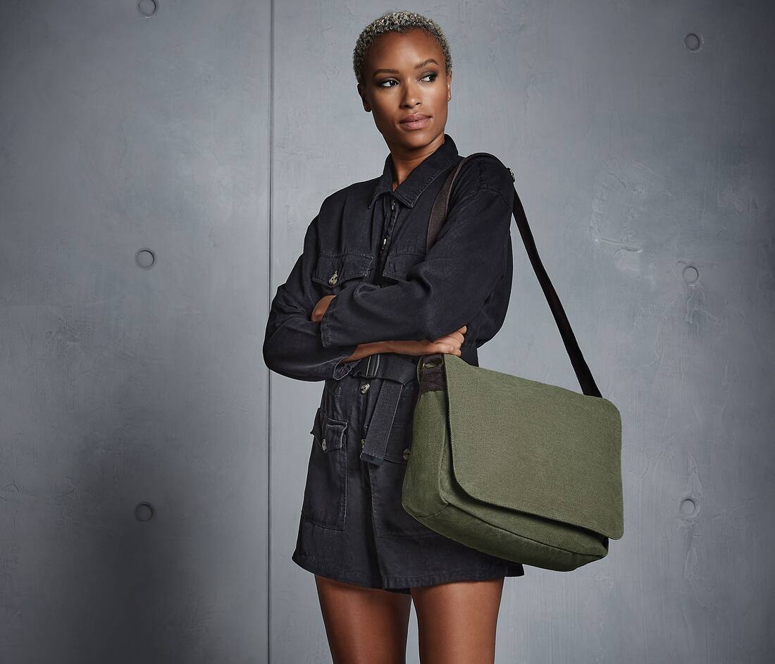 Bolsa portafolios lona Vintage - QD610 (601.30)