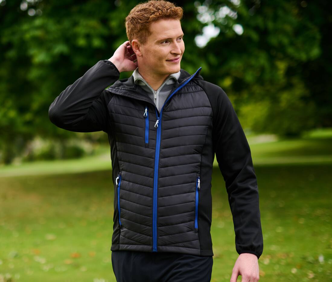 Chaqueta híbrida con capucha Navigate hombre - TRA549 ( 790.17)