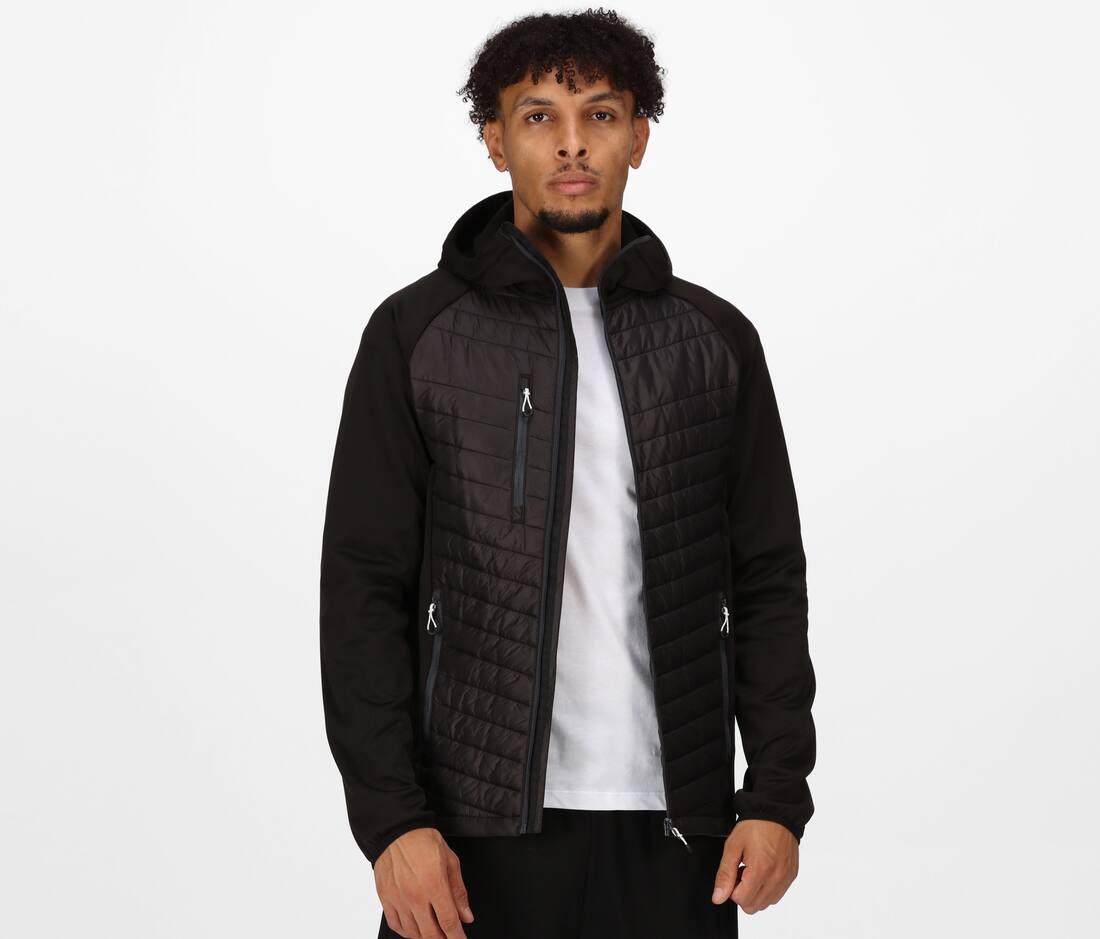 Chaqueta híbrida con capucha Navigate hombre - TRA549 ( 790.17)