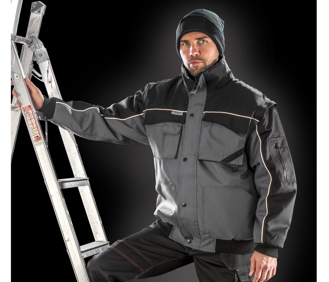 Chaqueta Piloto con mangas extraibles - R071X ( 437.33 )