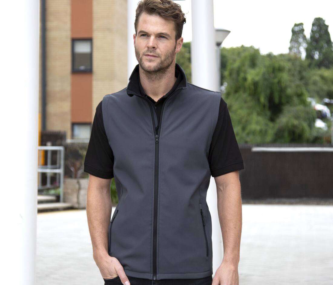 CHALECO SOFTSHELL IMPRIMIBLE PARA HOMBRE - R232M ( 845.33 )