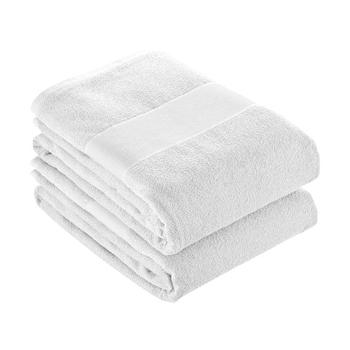 TOALLA CON BANDA PARA IMPRIMIR de ALGODÓN (300gr) 40X90cm.