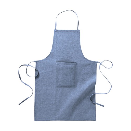 DELANTAL CON BOLSILLO de ALGODÓN RECICLADO/R-PET (150gr) 60X90cm.