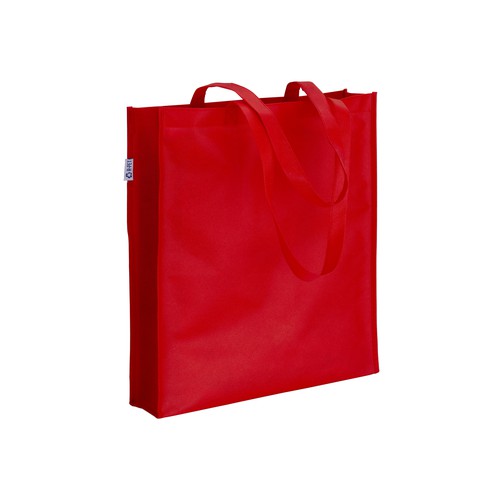 BOLSA ASA LARGA de R-PET TNT (80gr) 38X42X8cm.