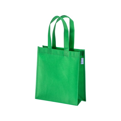 BOLSA ASA LARGA de R-PET TNT (80gr) 25X23X10cm.