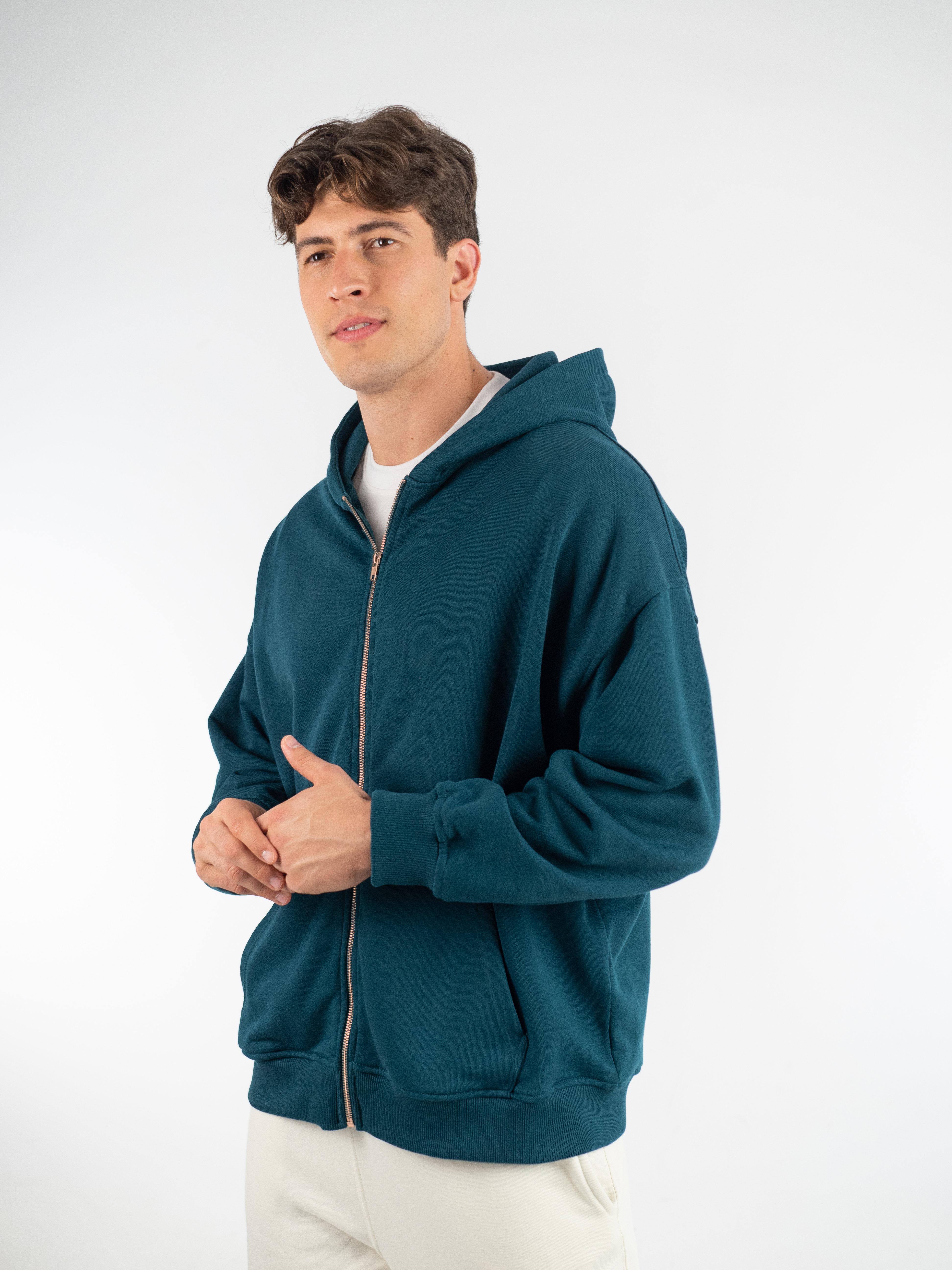 Zipper Porto - sudadera con capucha y cremallera - 420 gr.