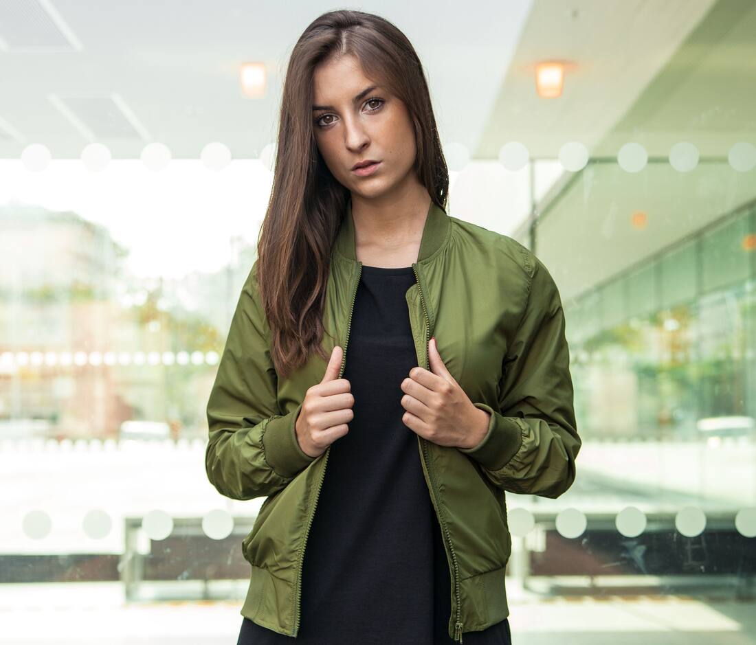 Chaqueta bomber para mujer - BY044
