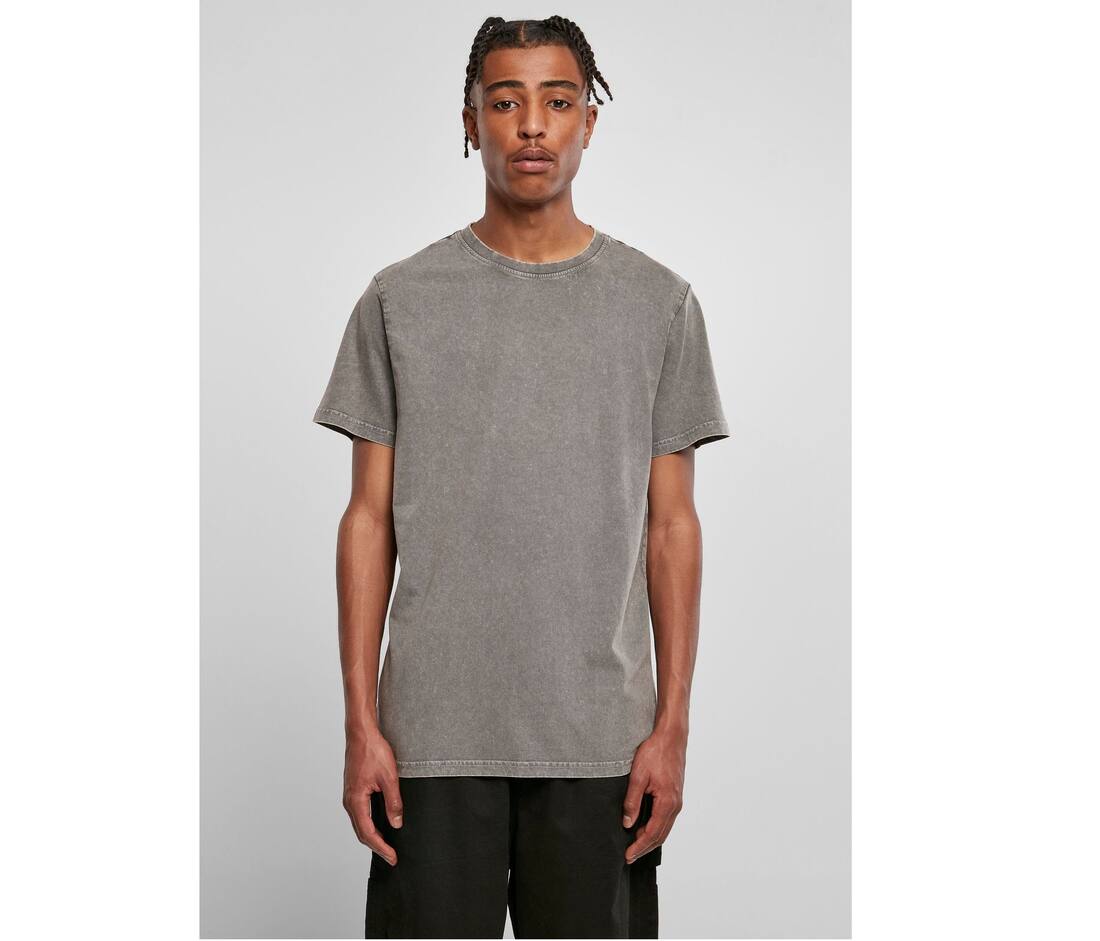 Acid Washed Round Neck Tee - BY190 ( 109.39)
