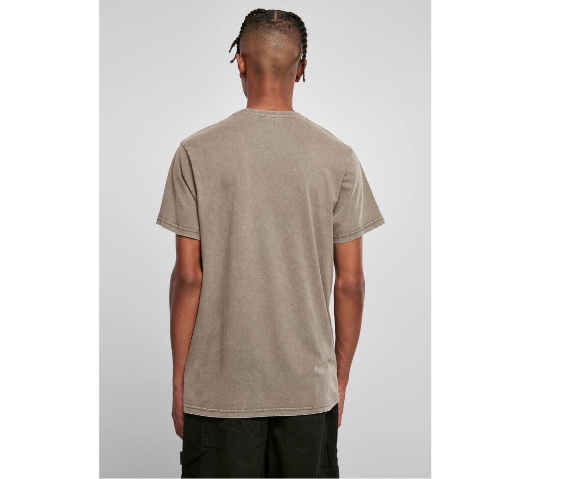 Acid Washed Round Neck Tee - BY190 ( 109.39)