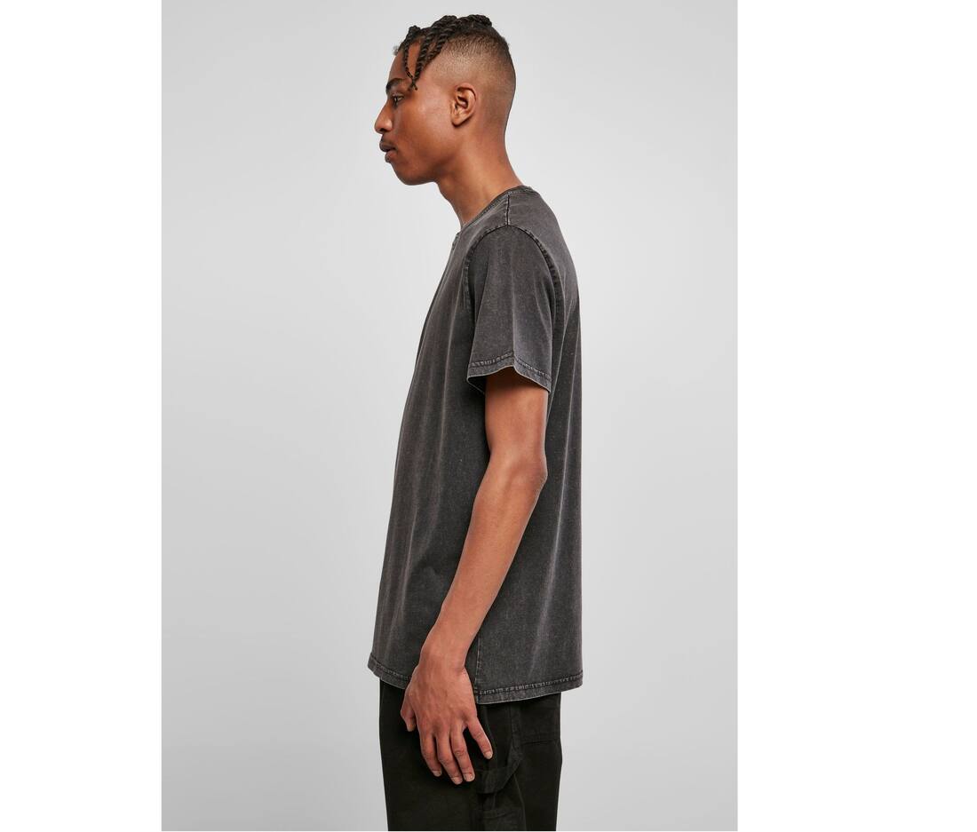 Acid Washed Round Neck Tee - BY190 ( 109.39)