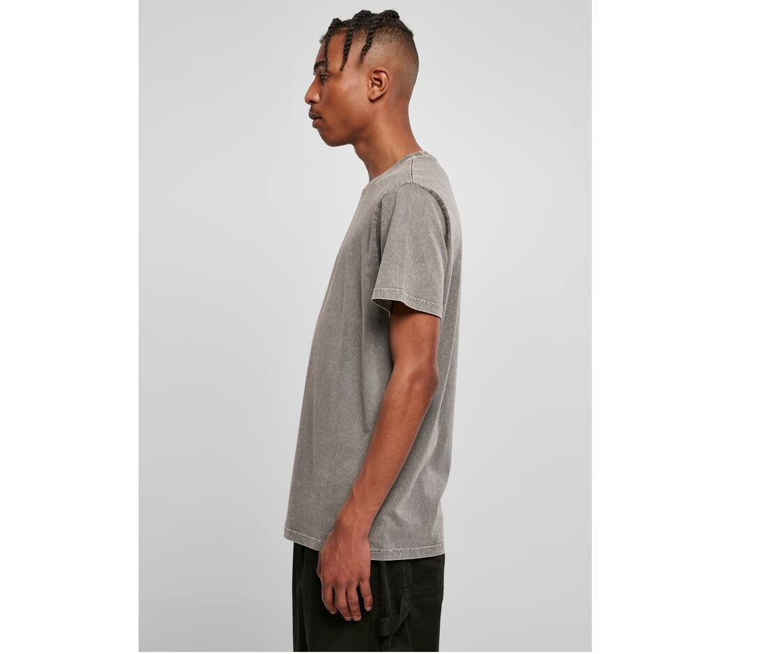 Acid Washed Round Neck Tee - BY190 ( 109.39)