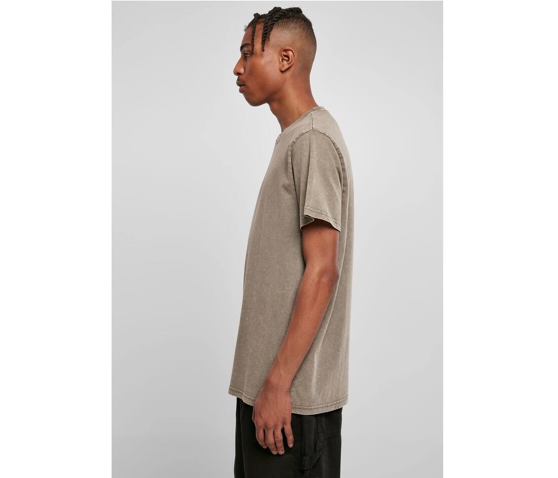 Acid Washed Round Neck Tee - BY190 ( 109.39)