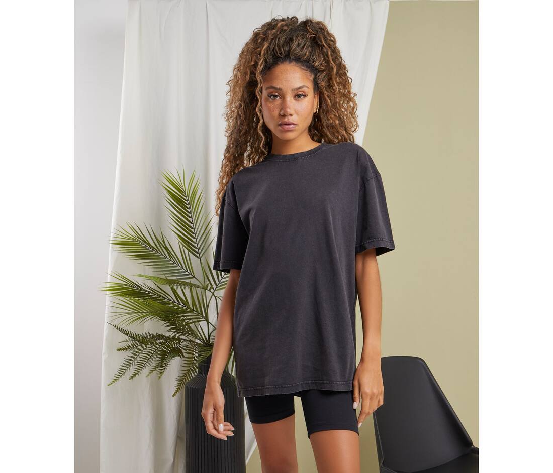 Ladies Oversized Acid Wash - BY270 ( 110.39)