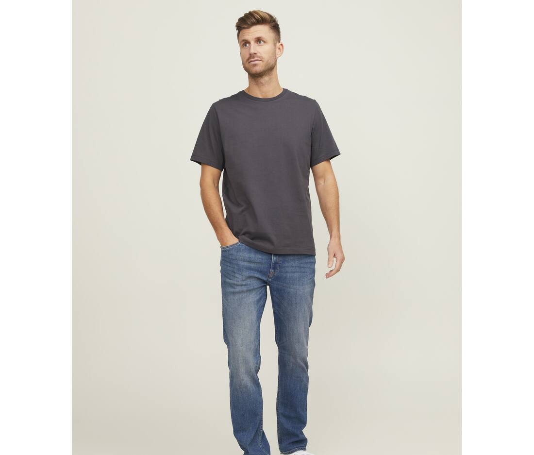 Camiseta sin etiqueta en el cuello para cambio de marca orgánica JJ7526