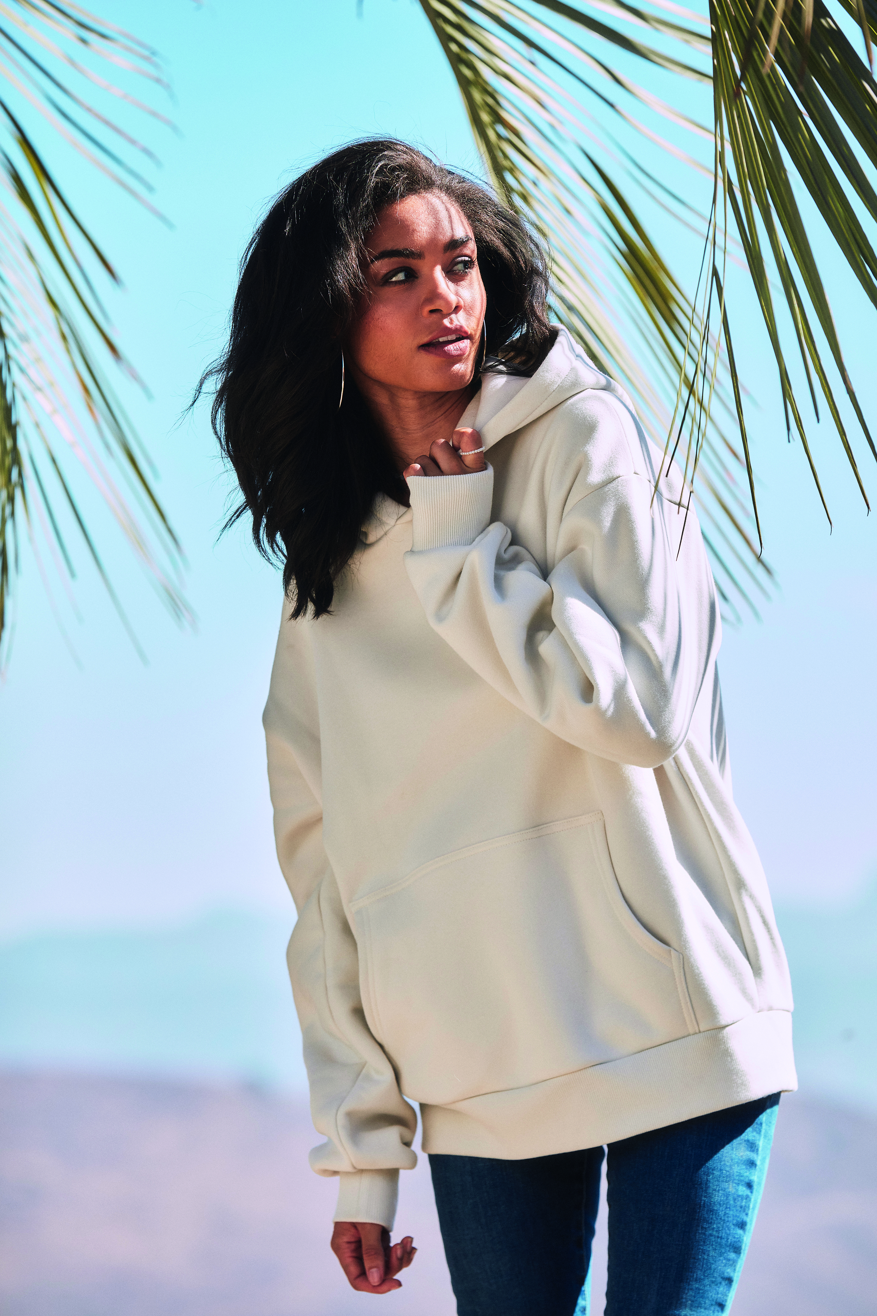 Sudadera capucha y bolsillo OVERSIZE heavy - Heavyweight Pullover Hoodie