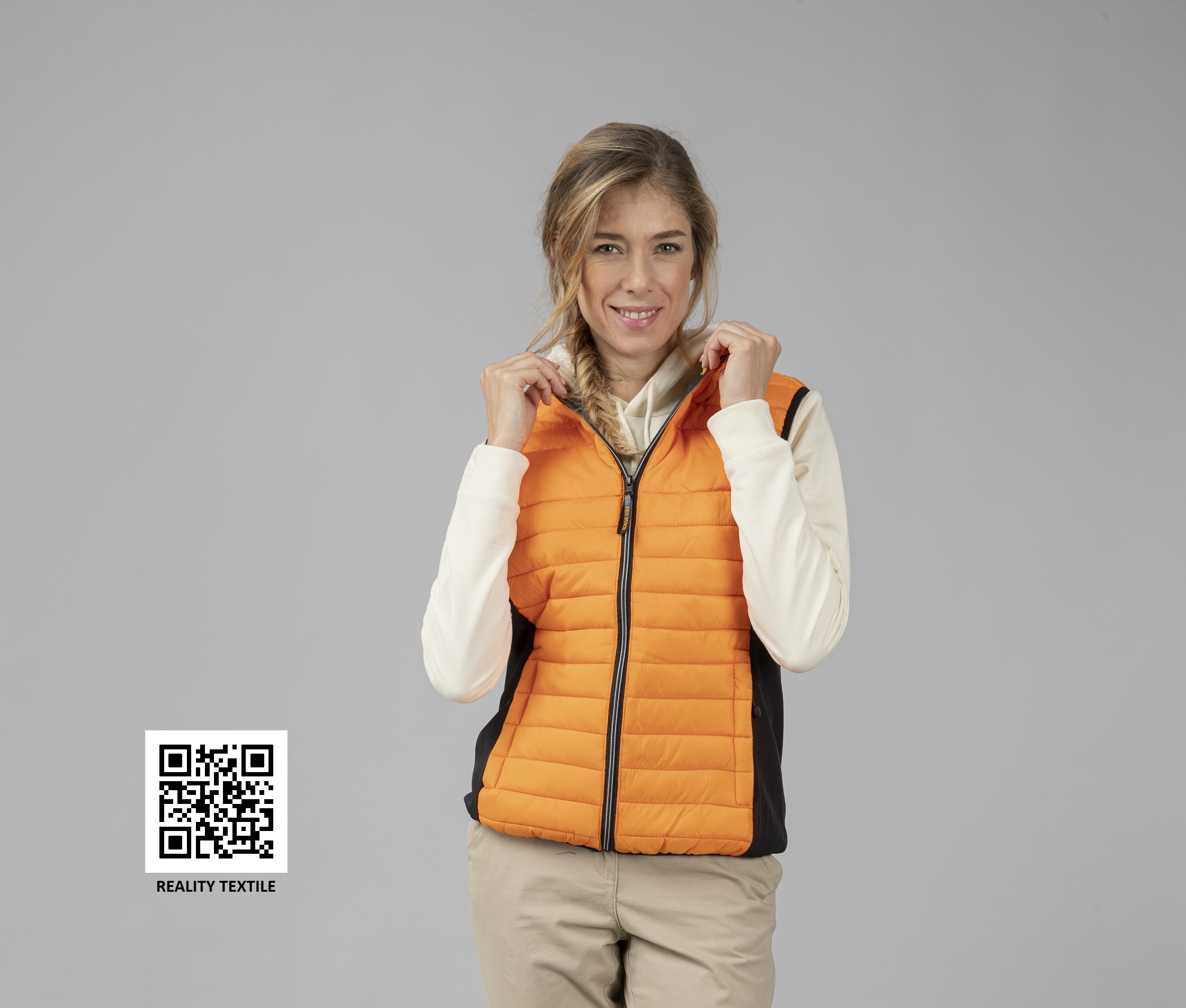 Chaleco bimaterial para mujer - PK317