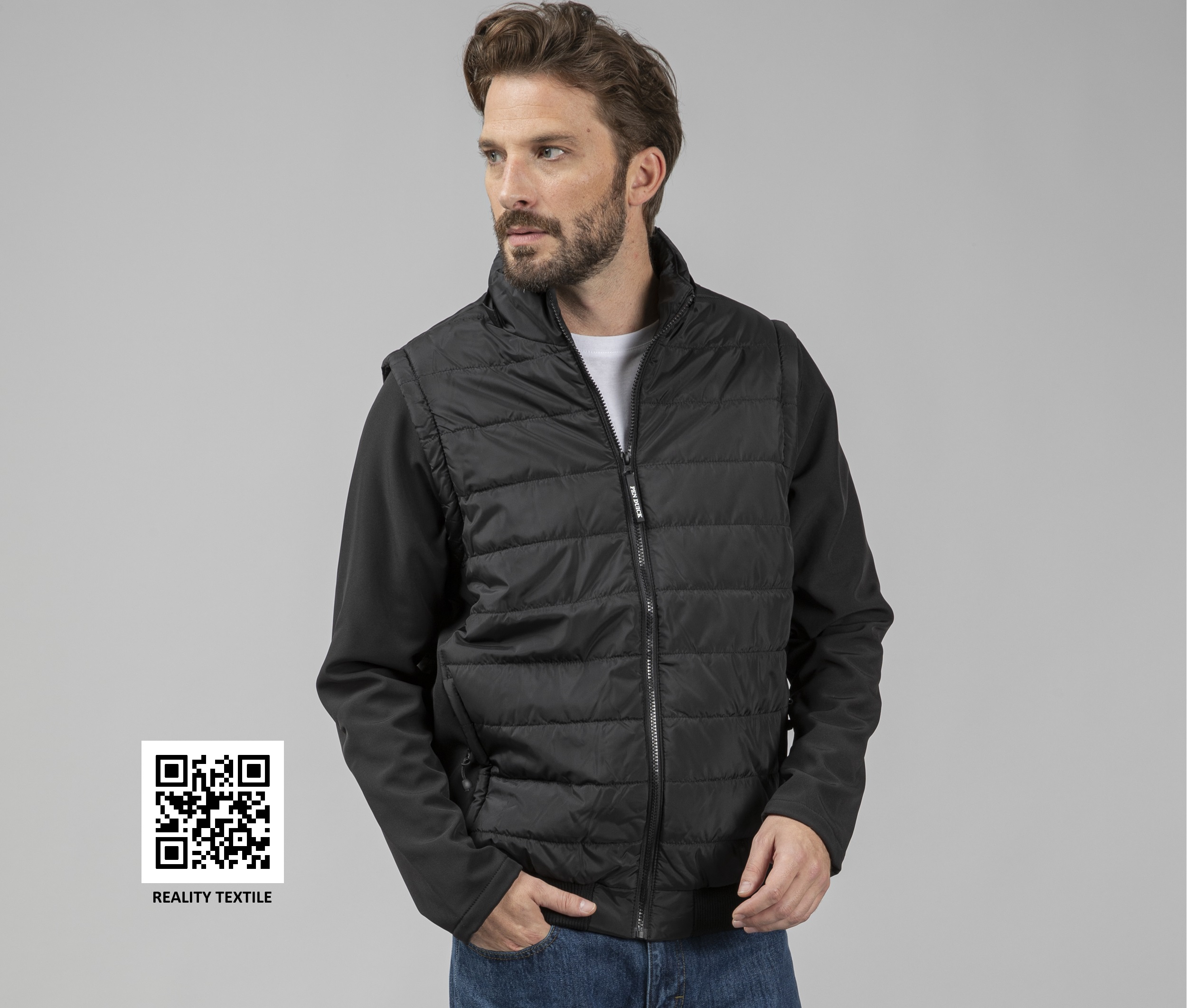 Chaqueta con mangas desmontables "LIBERTAD " - PK335