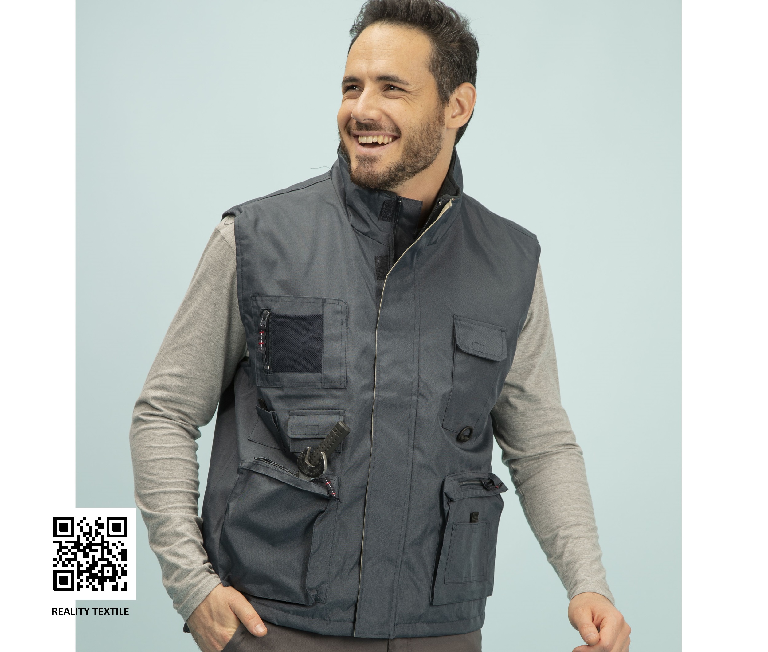 Chaleco forro polar multi bolsillos " ESCAPAR " - PK350
