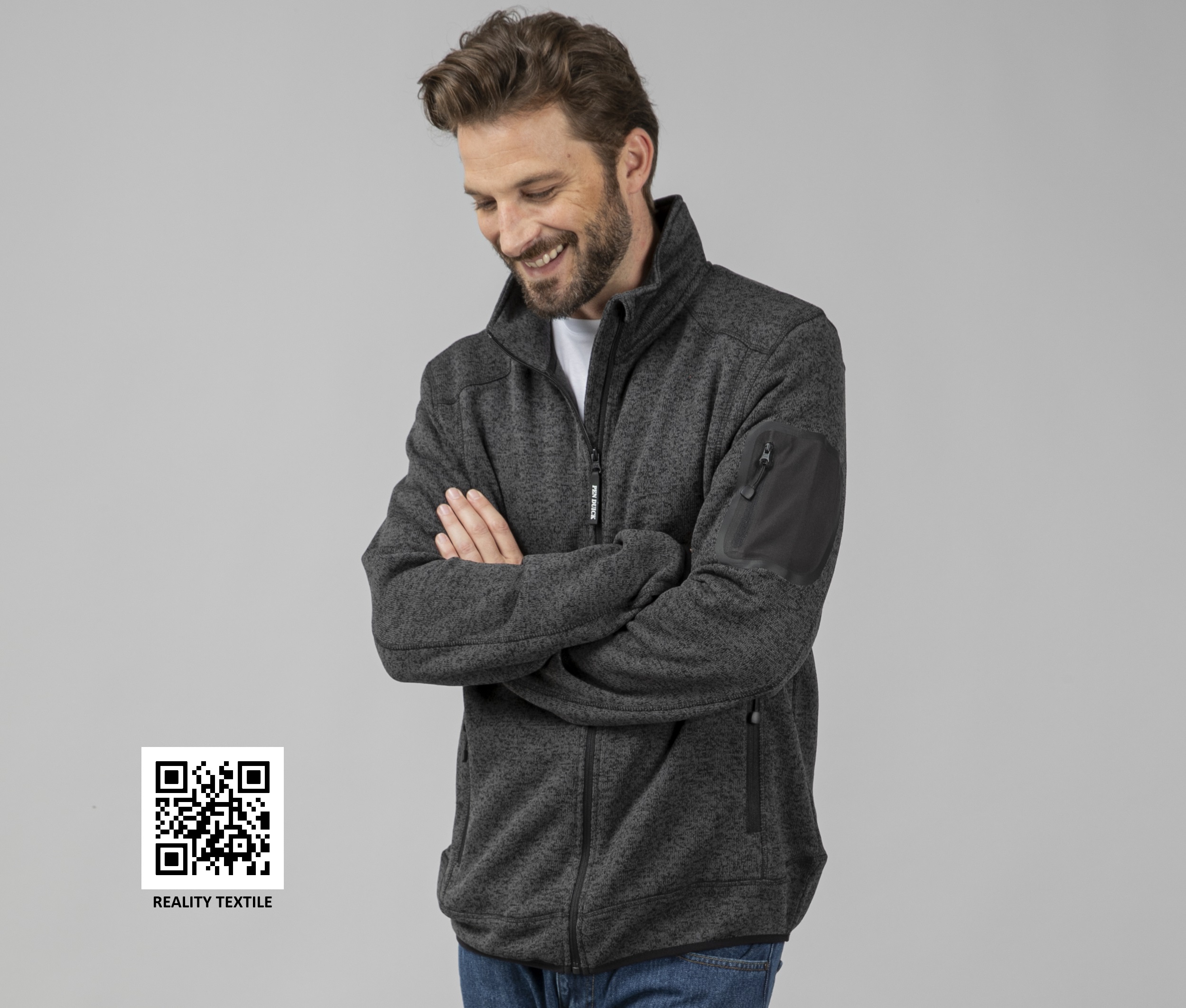Chaqueta polar tejida hombre " CRUCERO " - PK410