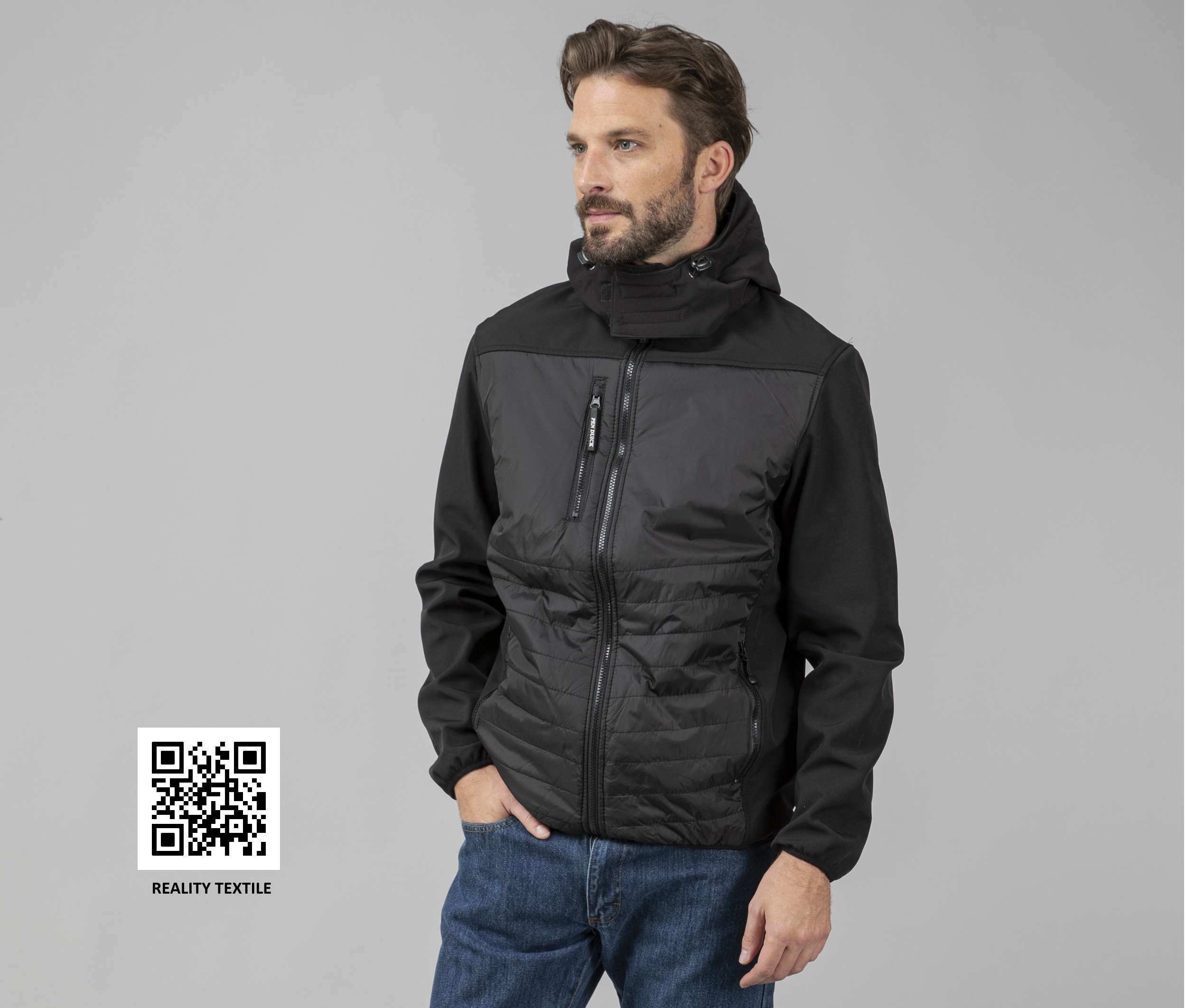 Chaqueta bimaterial con forro polar " INFINIDAD" - PK779