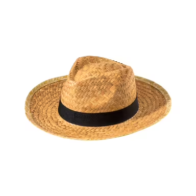 Sombrero de paja con elástico de 3 cm aplicable y personalizable