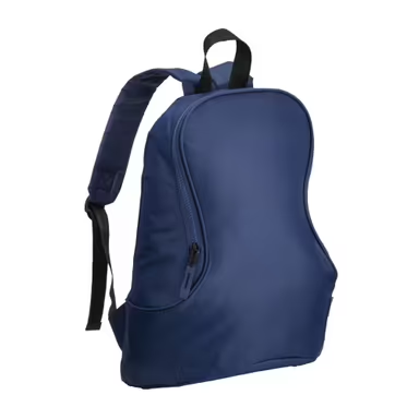 Mochila de poliéster reciclado R-PET con correas ajustables y acolchadas