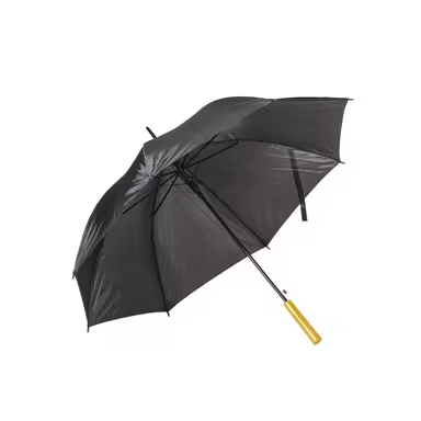 Paraguas de golf automático con mango de madera