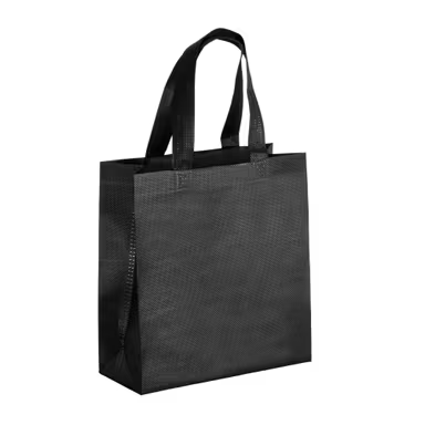 Bolsa shopper de PET reciclado termosellado de 80 g/m2 (TNT R-PET)