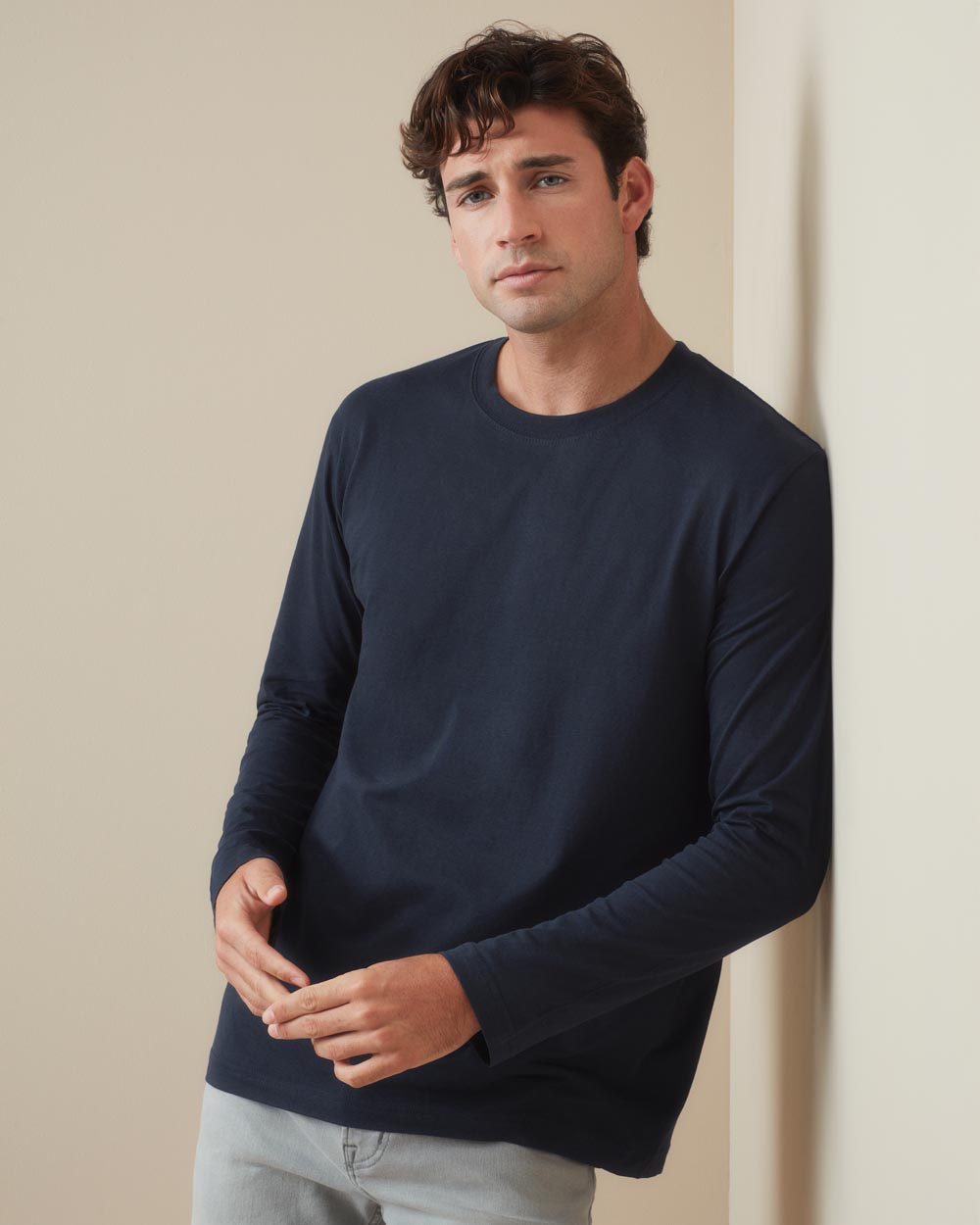 Classic-T Long Sleeve Camiseta con manga larga para hombres (195.05)