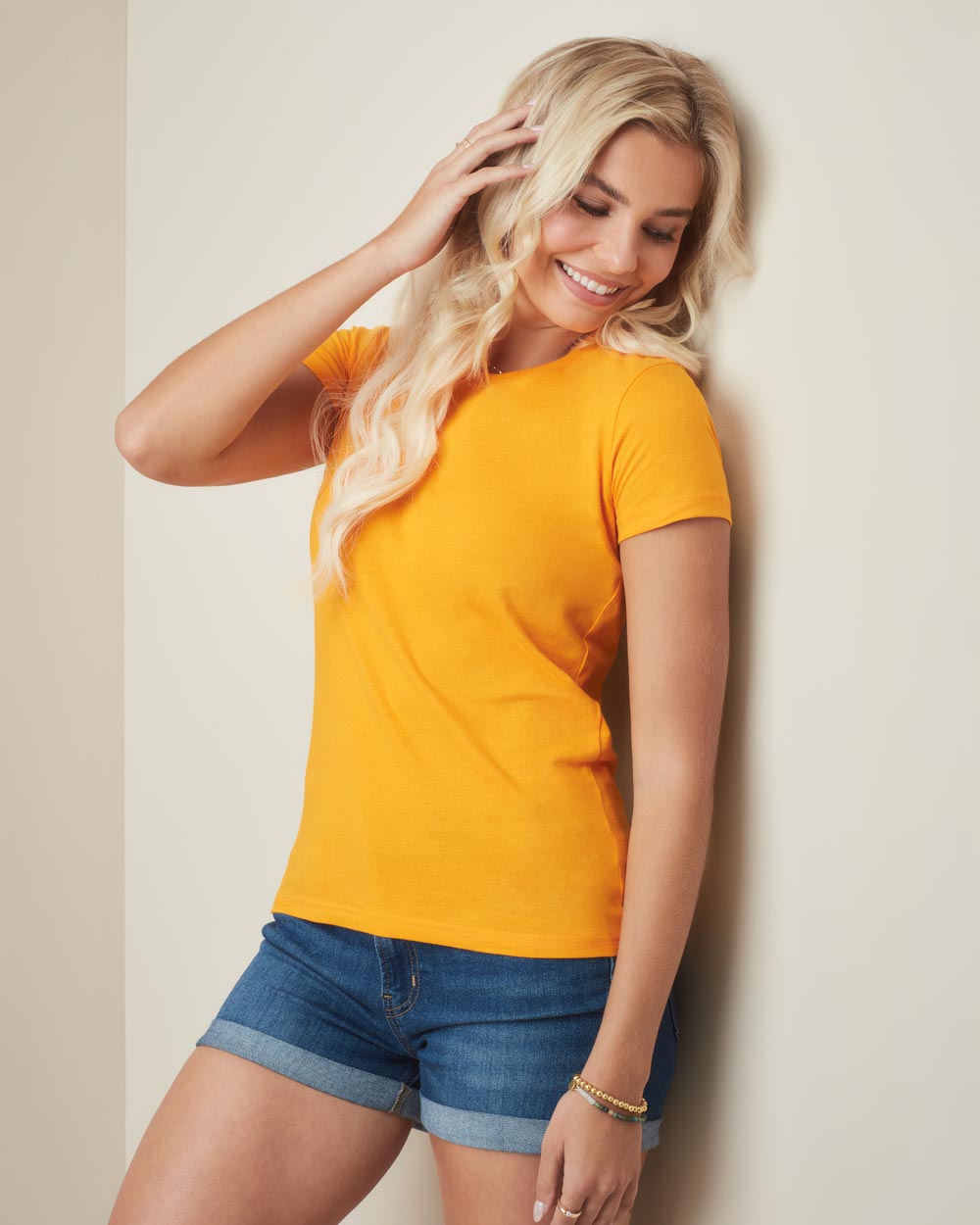 Classic-T Crew Neck Camiseta con cuello redondo para mujeres (196.05)