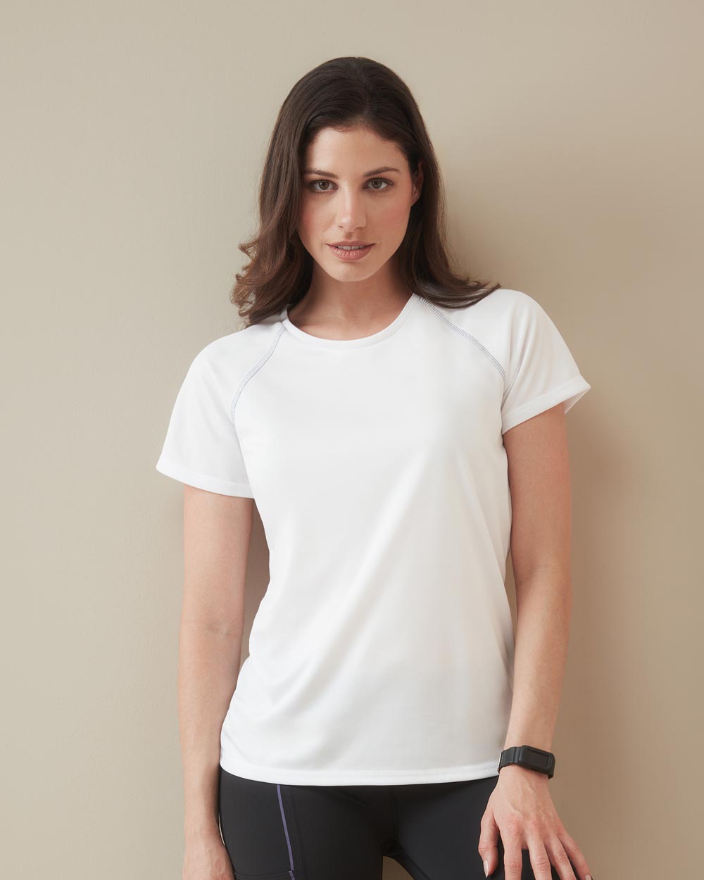 Active Team Raglan Camiseta con cuello redondo para mujeres (021.05)