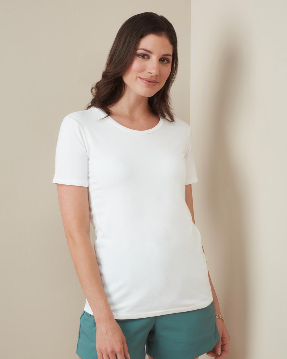 Relax Crew Neck Camiseta con cuello redondo para mujeres (141.05)