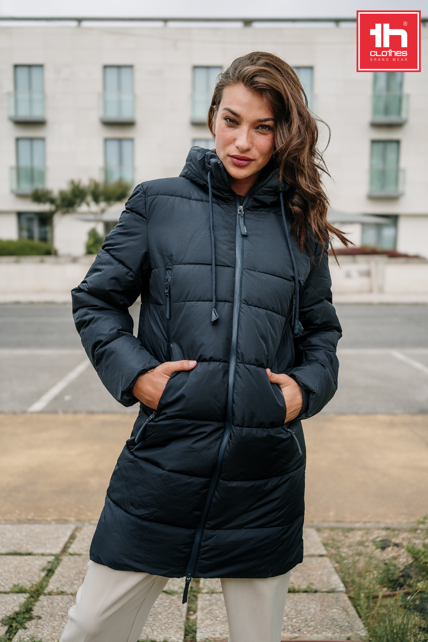 BRUSSELS - Parka de plumón acolchada unisex