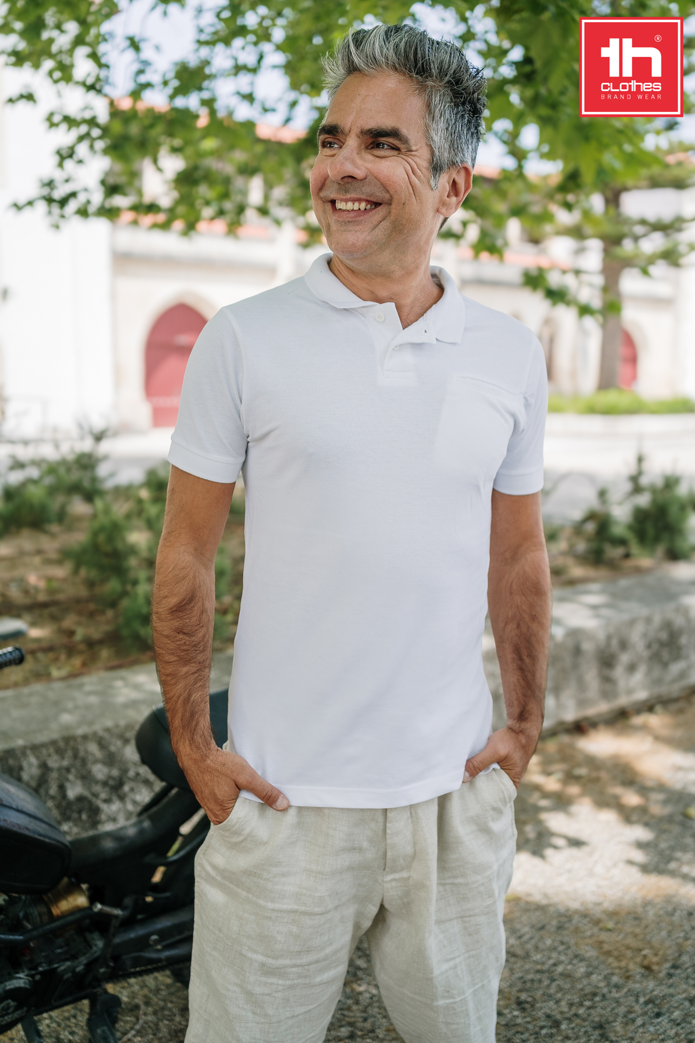 DHAKA - Polo para hombre con bolsillo