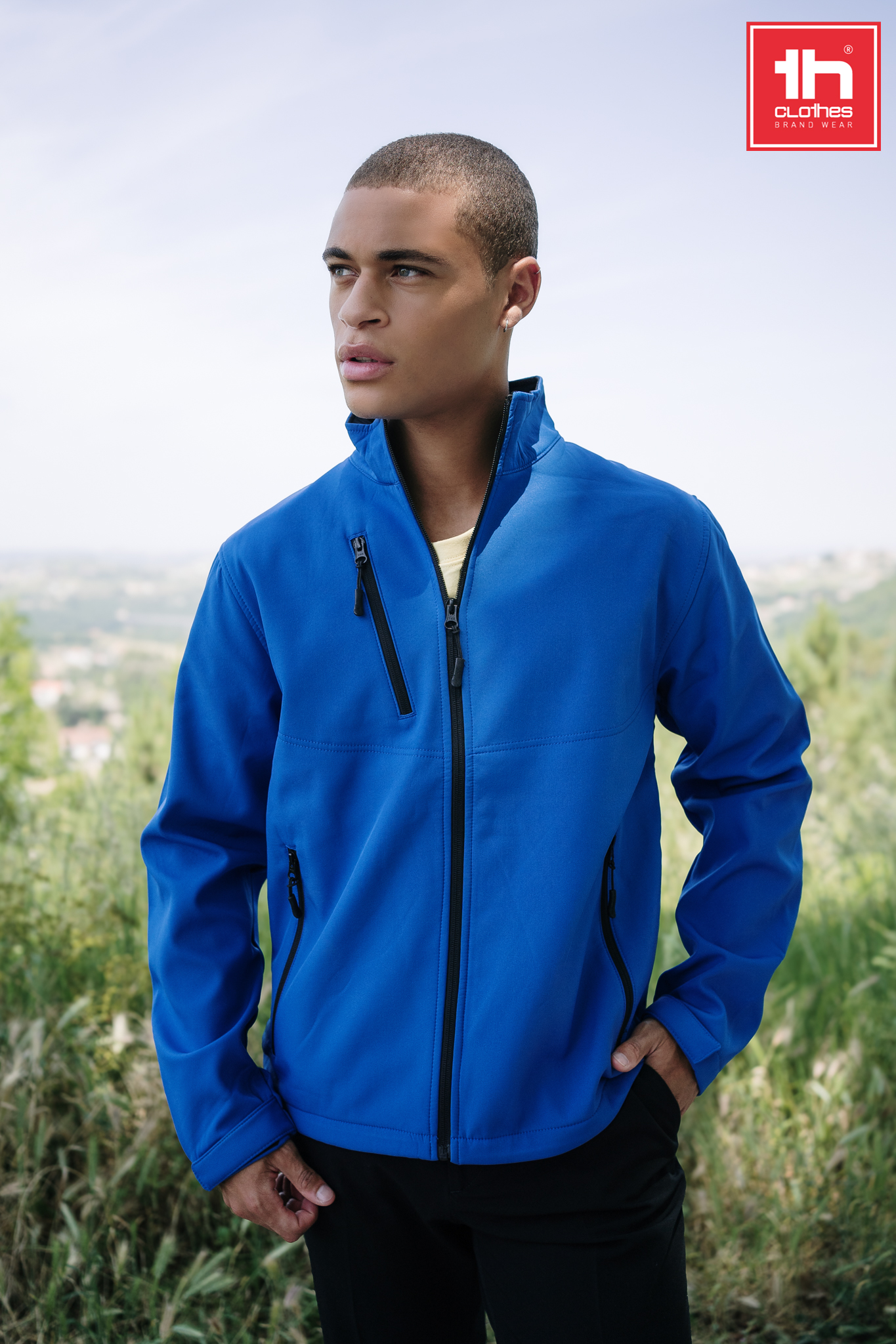 EANES - Chaqueta softshell unisex con cremallera