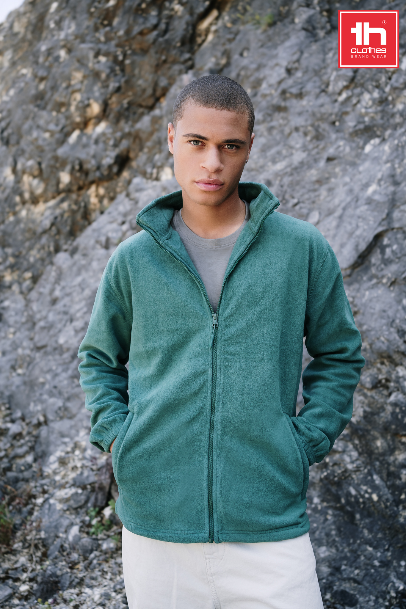 GAMA - Chaqueta polar de alta densidad para hombre