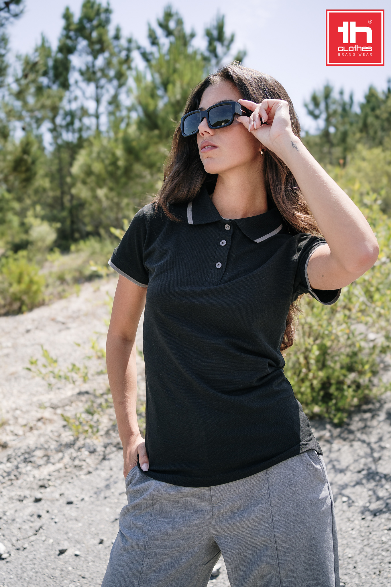 ROME WOMEN - Polo bicolor mujer