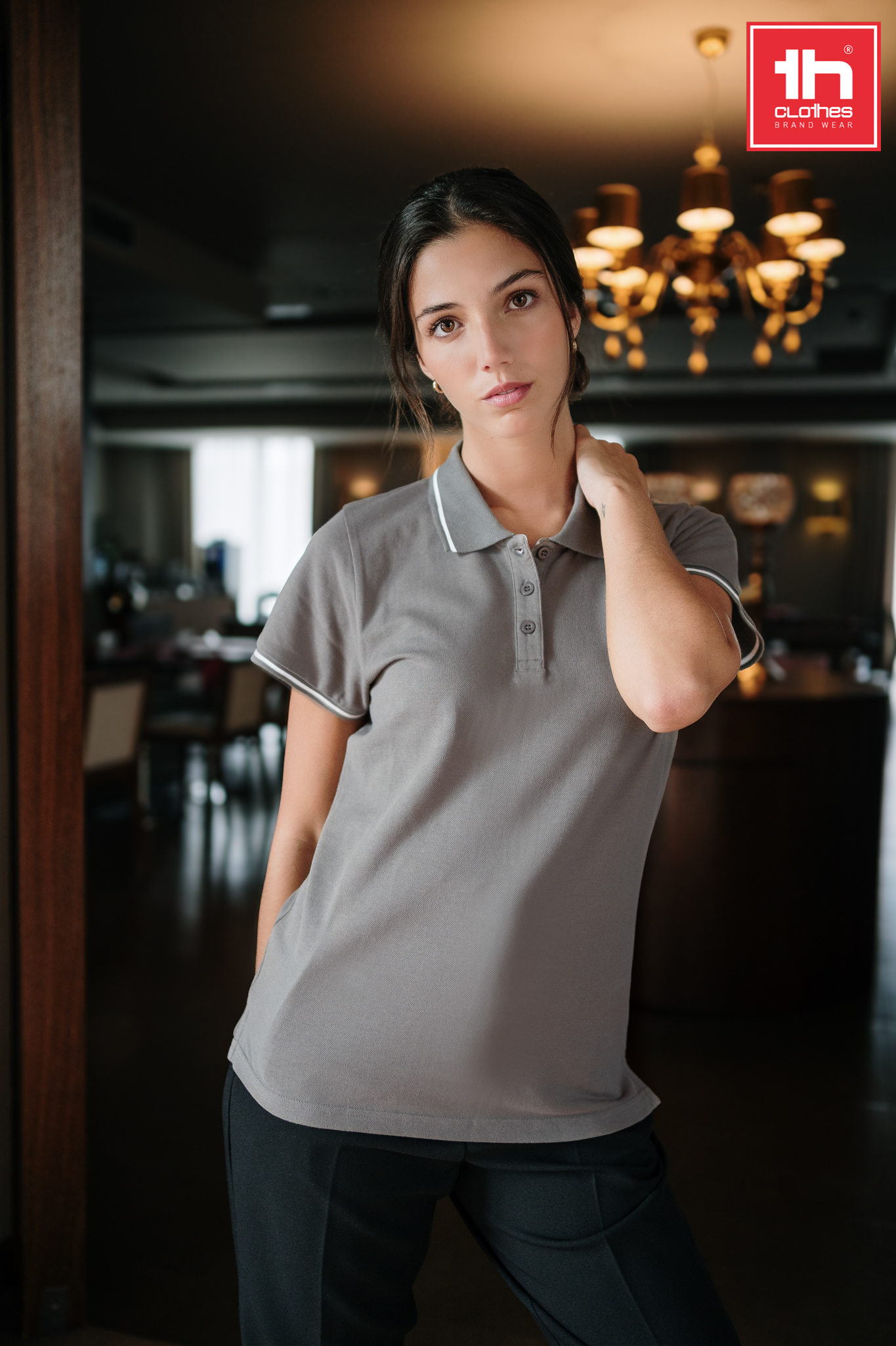 SPECTRUM WOMEN - Polo bicolor para mujer