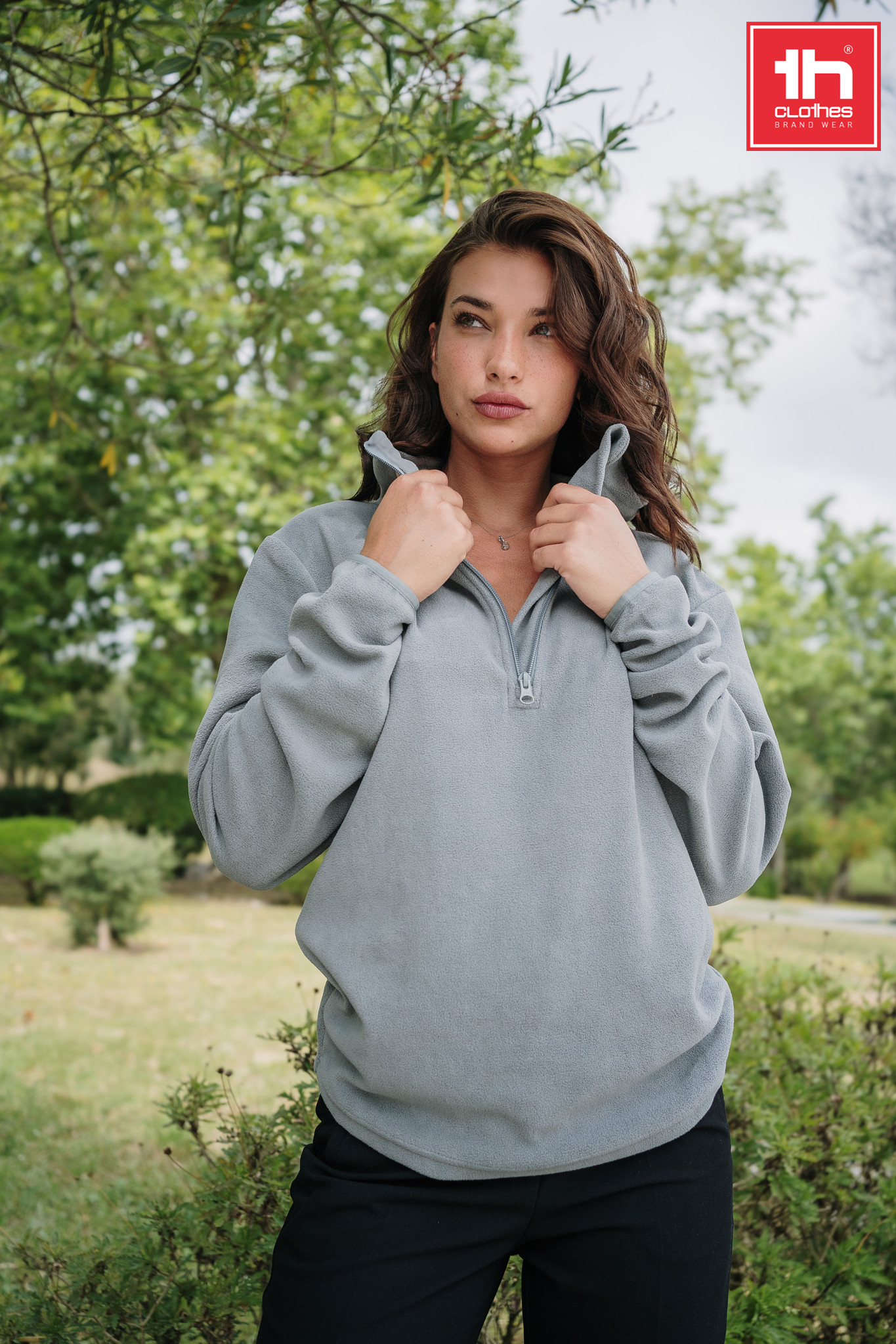 VIENNA - Polar unisex con cremallera de 1/4