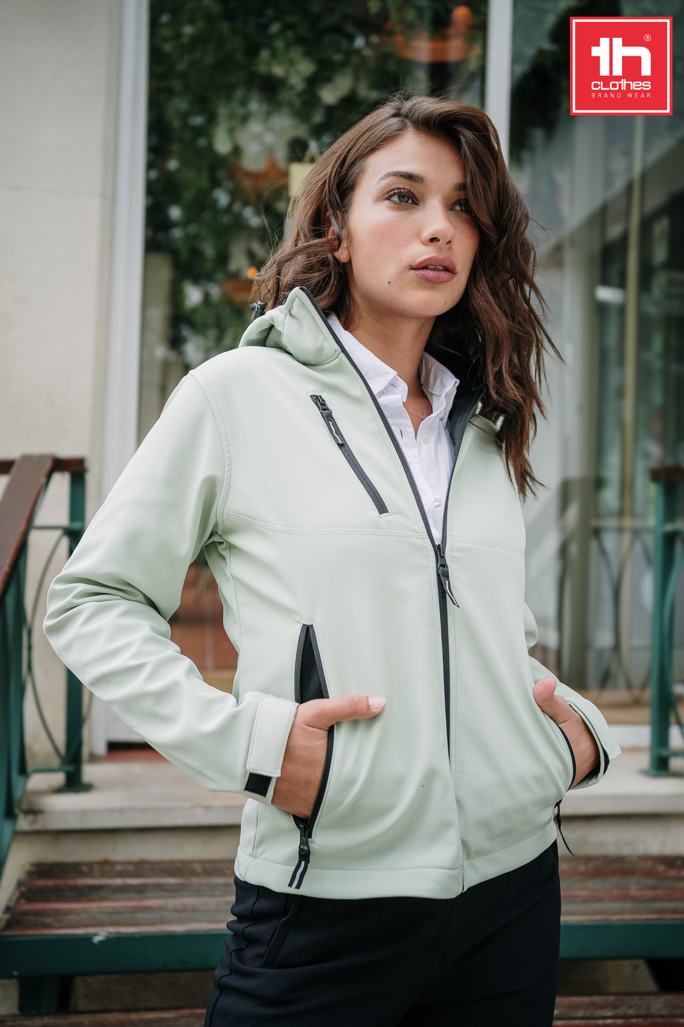 ZAGREB WOMEN - Softshell para mujer con capucha extraíble