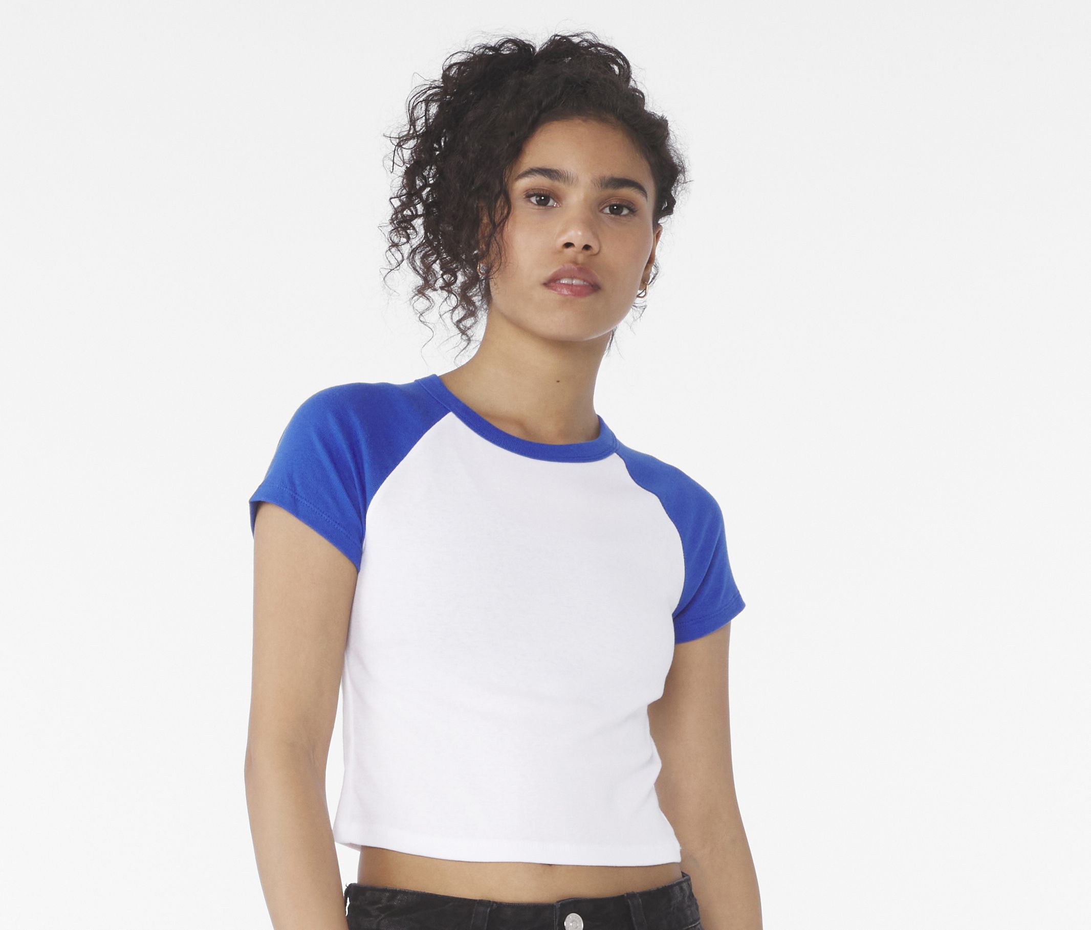 Camiseta Ringer para mujer - B1201