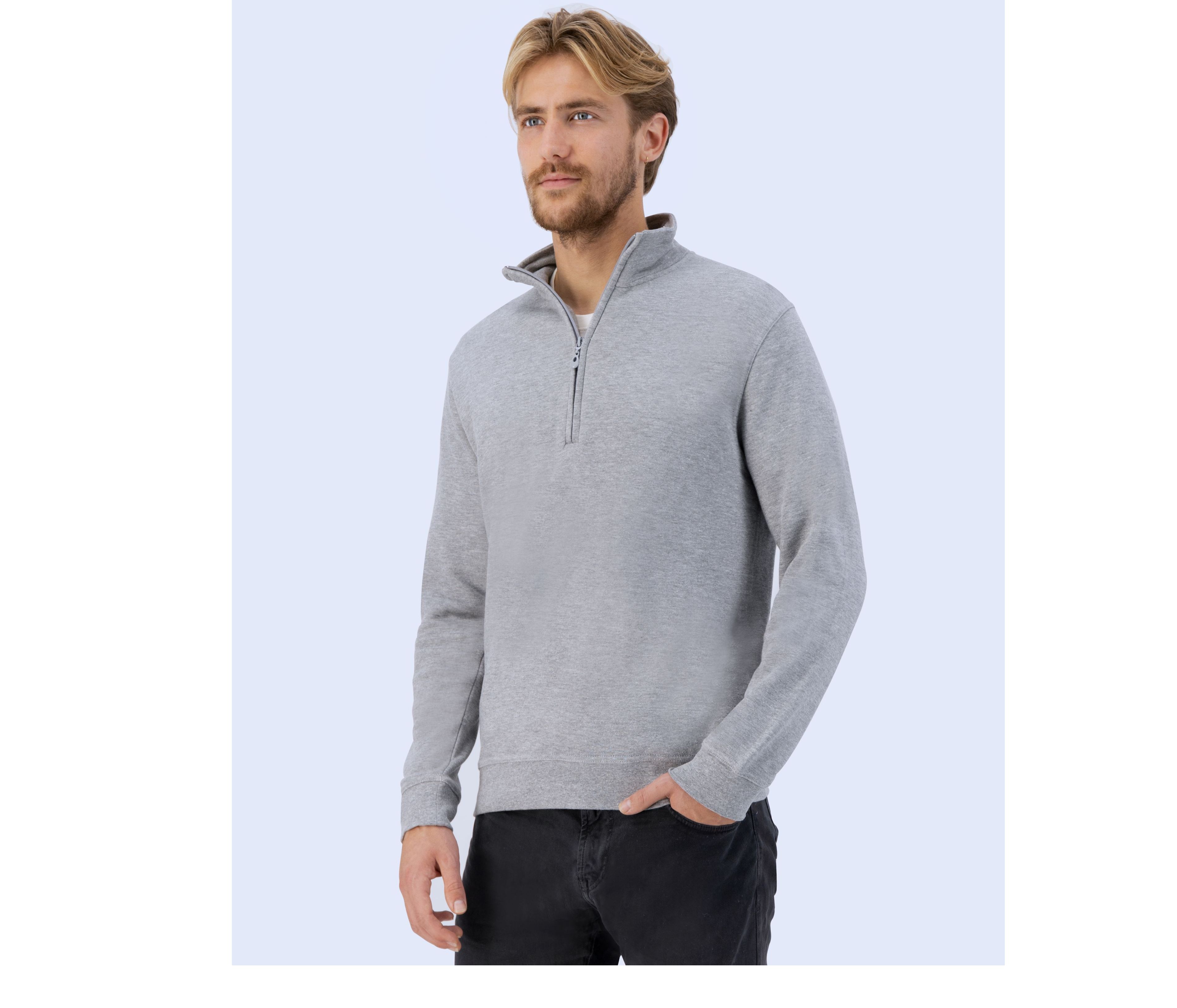 Sudadera con cuello de cremallera - SW230