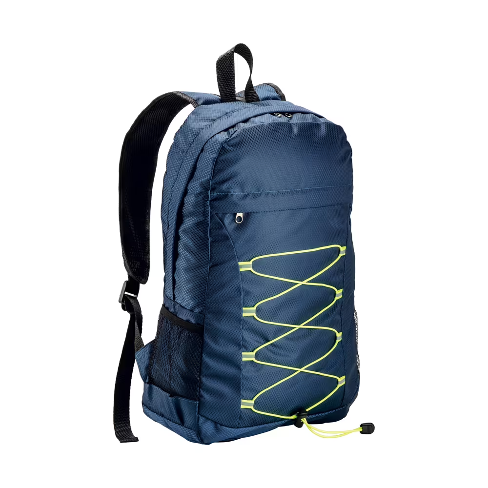 MOCHILA PLEGABLE de POLIESTER (210Dgr) 43X29X11,5cm.