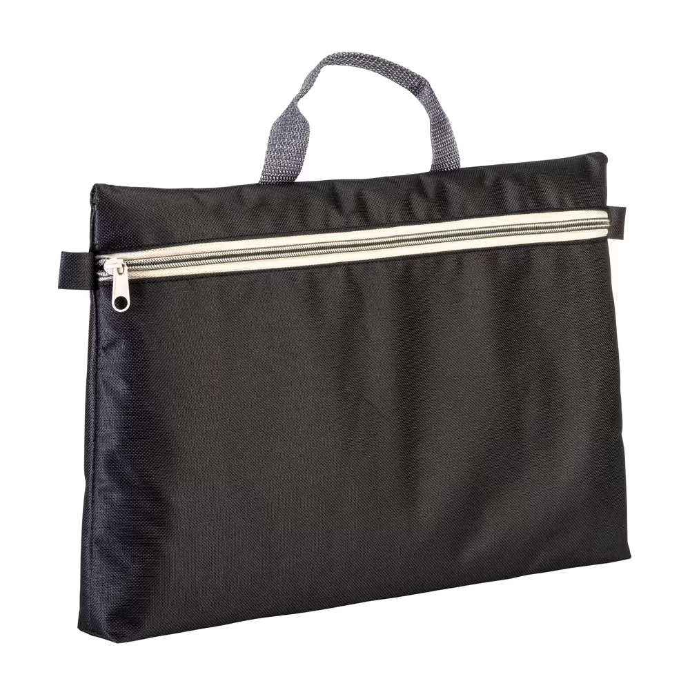 MALETÍN CON ASA Y CREMALLERA de POLIÉSTER (600Dgr) 41X27,5cm.