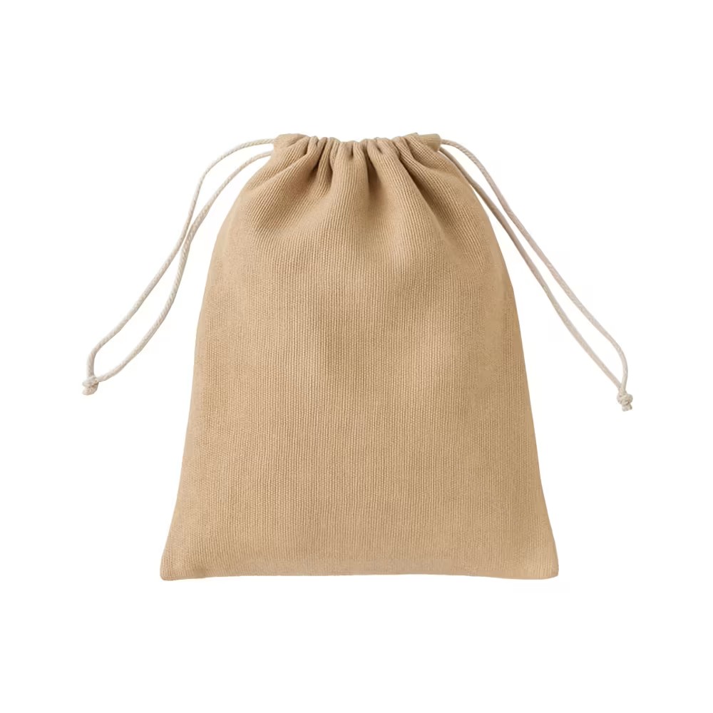 Bolsa regalo en juco 250 g/m2. Reutilizable y cerrable gracias a su doble c