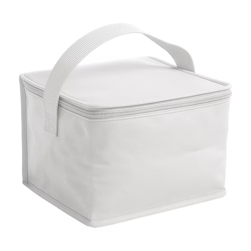 Bolsa termica en TNT R PET. Interior platead (20 X 15 X 15 CM - 4 LT - HAND
