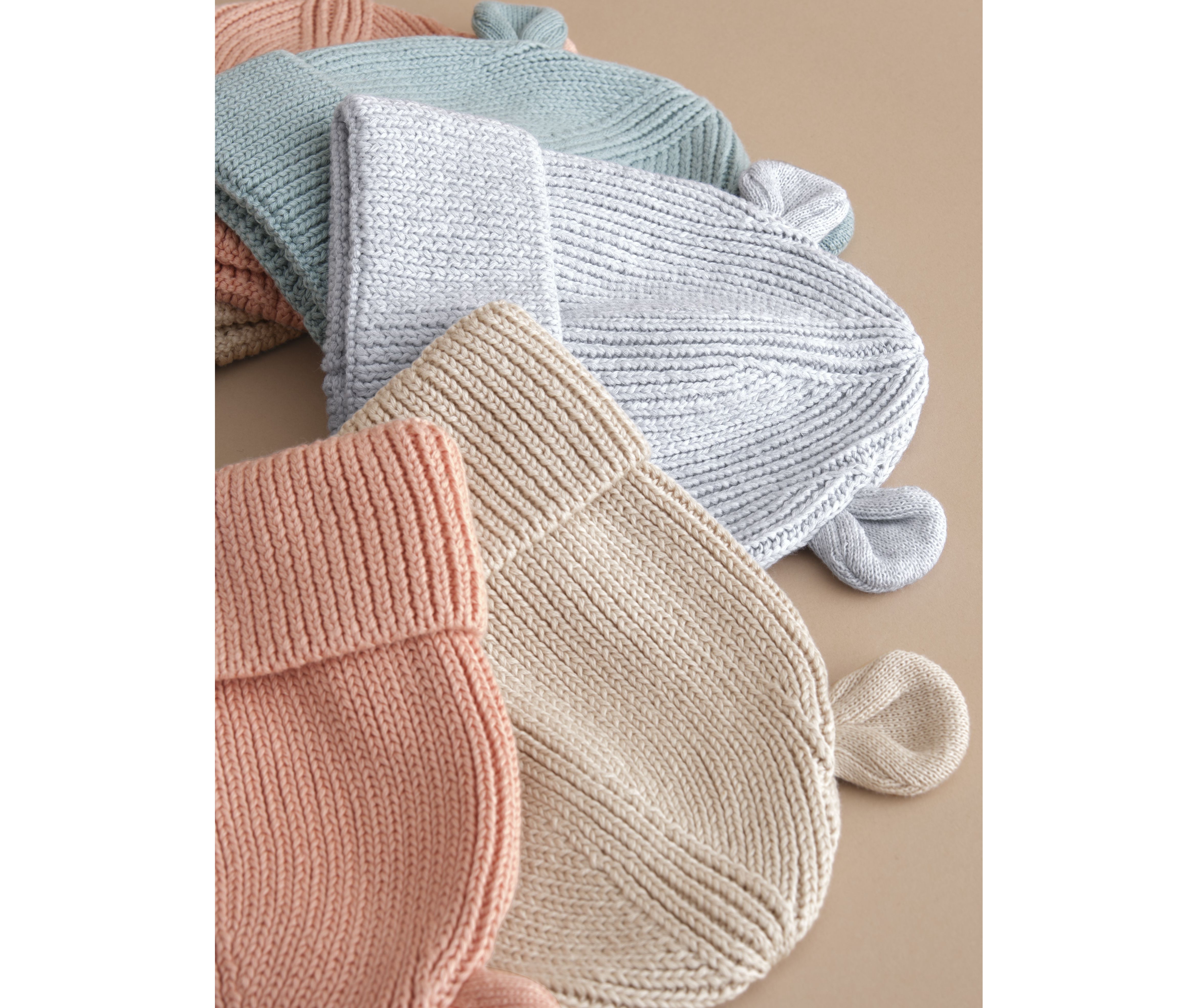 Gorro bebé orgánico con orejitas - B340A (151.69)