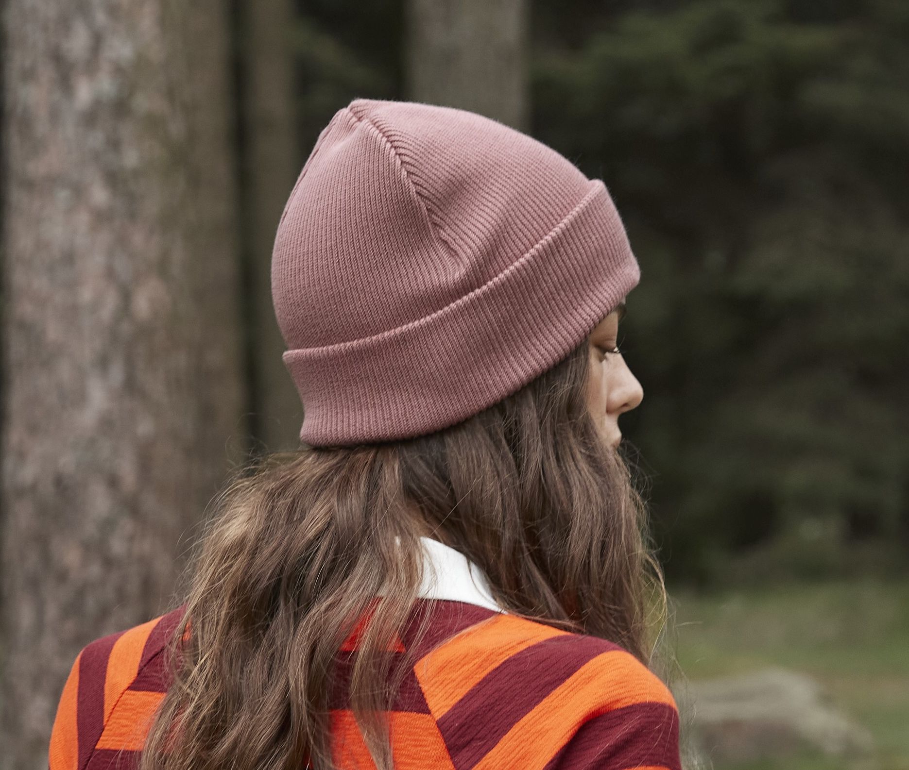 Gorro original con vuelta de algodón orgánico - B830N (163.69)