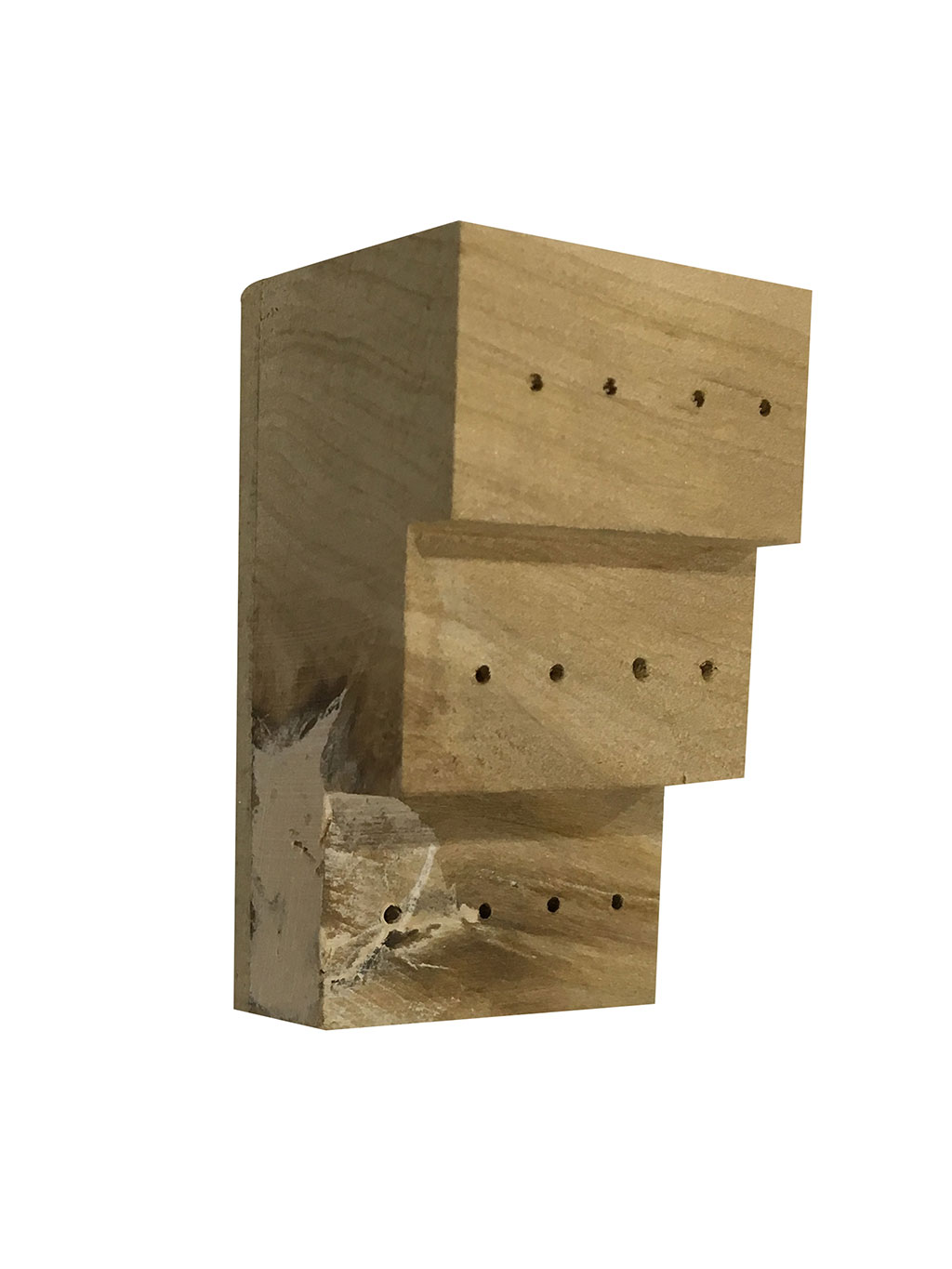 ESCALERA DE MADERA DE 3 NIVELES PARA ETIQUETAS ENTOMOLÓGICAS                                                                                           2