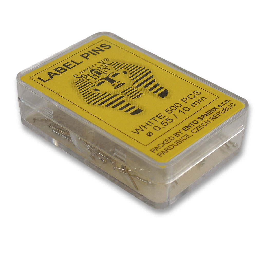 AGUJAS PARA ETIQUETAS ENTOMOLÓGICAS 500 UD.                                                                                                            1